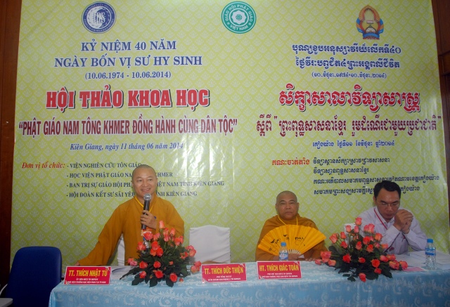 Kiên Giang: Hội thảo khoa học Phật giáo Nam tông Khmer đồng hành cùng dân tộc
