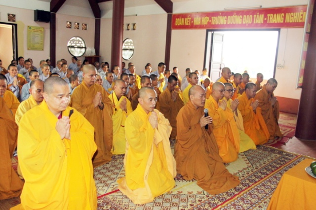 Hưng Yên: Đức Pháp Chủ đến khai pháp tại trường hạ chùa Táo