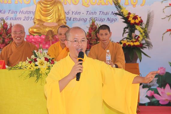 Thái Nguyên: Lễ Công Bố Quyết Định Bổ Nhiệm Trụ Trì Chùa Hương Quang ( Trinh Nữ )