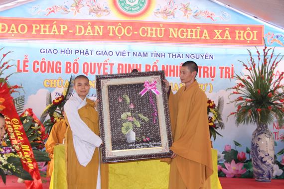 Thái Nguyên: Lễ Công Bố Quyết Định Bổ Nhiệm Trụ Trì Chùa Hương Quang (Trinh Nữ)