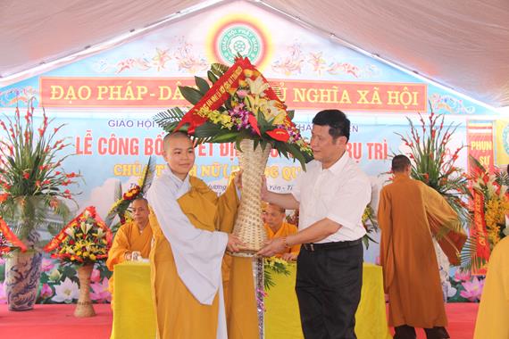Thái Nguyên: Lễ Công Bố Quyết Định Bổ Nhiệm Trụ Trì Chùa Hương Quang ( Trinh Nữ )