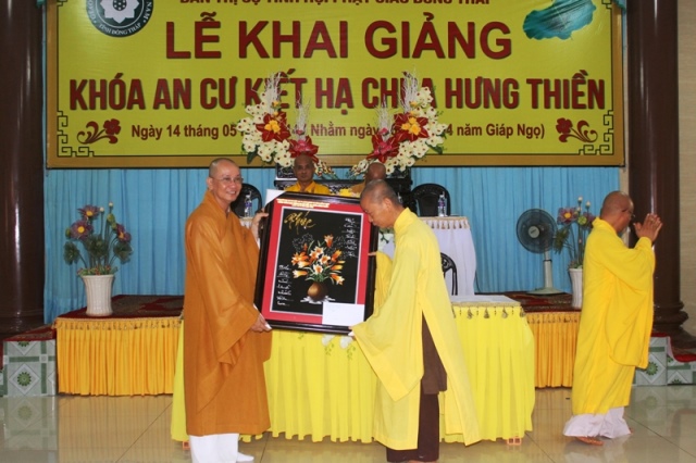 Đồng Tháp: Ban Chỉ Đạo An Cư Kiết Hạ Thăm Các Đạo Tràng