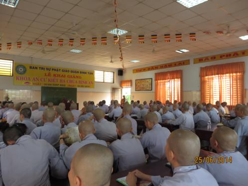 TP. HCM: Hội thi diễn giảng tại Trường hạ chùa Bình An (Q.Bình Tân)