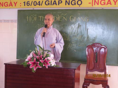 TP. HCM: Hội thi diễn giảng tại Trường hạ chùa Bình An (Q.Bình Tân)