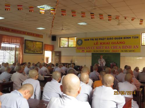 TP. HCM: Hội thi diễn giảng tại Trường hạ chùa Bình An (Q.Bình Tân)