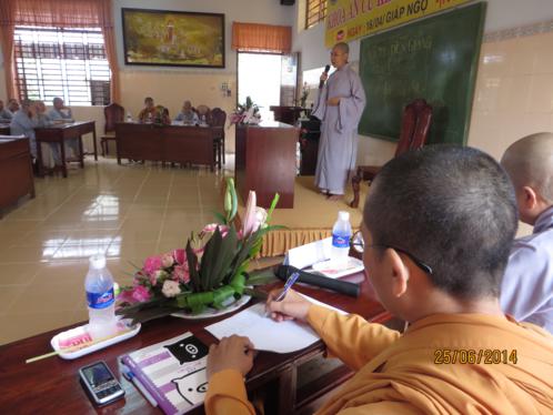 TP. HCM: Hội thi diễn giảng tại Trường hạ chùa Bình An (Q.Bình Tân)