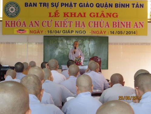 TP. HCM: Hội thi diễn giảng tại Trường hạ chùa Bình An (Q.Bình Tân)