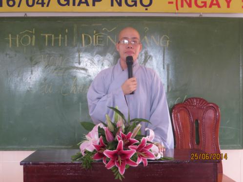 TP. HCM: Hội thi diễn giảng tại Trường hạ chùa Bình An (Q.Bình Tân)