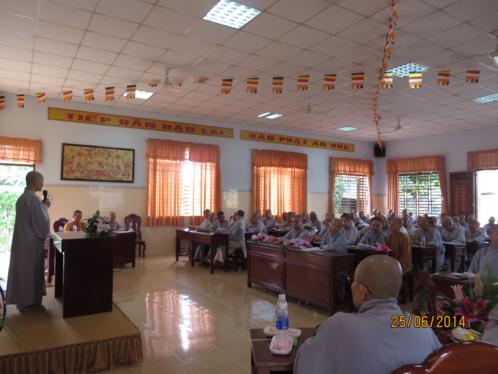 TP. HCM: Hội thi diễn giảng tại Trường hạ chùa Bình An (Q.Bình Tân)