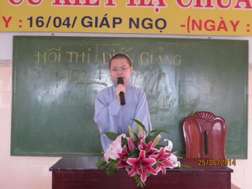 TP. HCM: Hội thi diễn giảng tại Trường hạ chùa Bình An (Q.Bình Tân)
