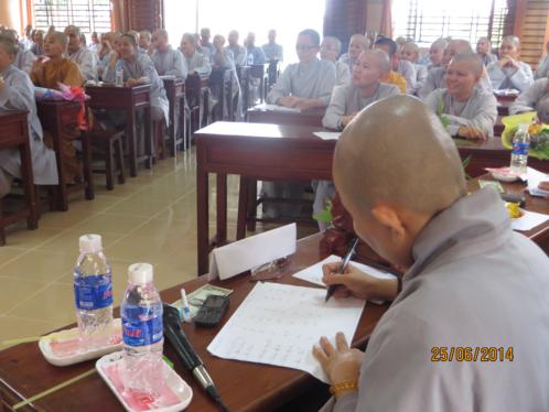 TP. HCM: Hội thi diễn giảng tại Trường hạ chùa Bình An (Q.Bình Tân)