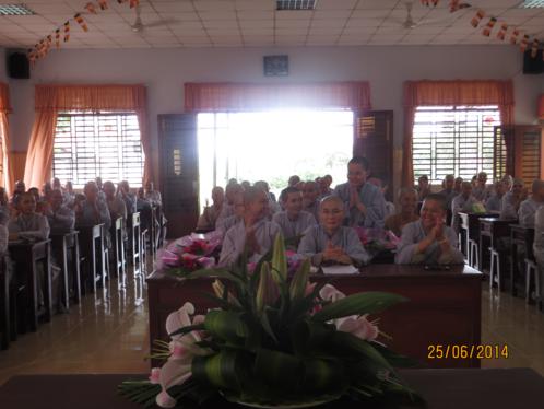 TP. HCM: Hội thi diễn giảng tại Trường hạ chùa Bình An (Q.Bình Tân)