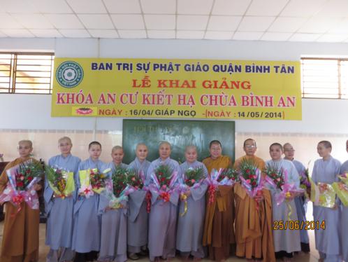 TP. HCM: Hội thi diễn giảng tại Trường hạ chùa Bình An (Q.Bình Tân)