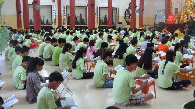 Đồng Tháp: buổi sáng trong lành tại khóa tu “Tuổi trẻ &amp; Cuộc sống” lần VII