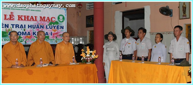 Bình Dương: Lễ khai mạc liên trại huấn luyện Anoma khóa I