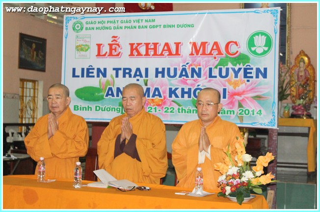 Bình Dương: Lễ khai mạc liên trại huấn luyện Anoma khóa I