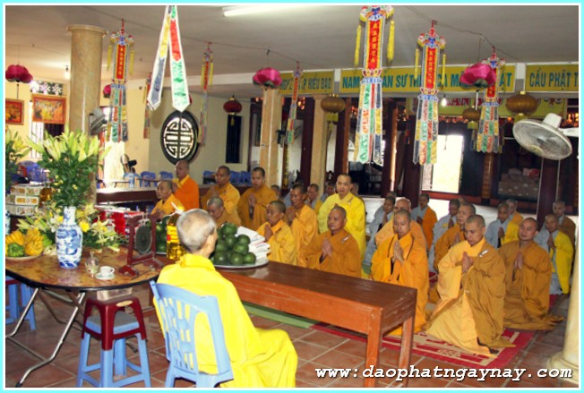 Hà Nội: Tác bạch hậu An Cư Kiết Hạ PL: 2558 - DL: 2014