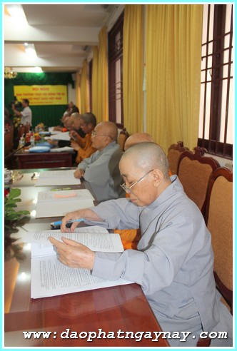 TP. HCM: Hội nghị Ban thường trực Hội đồng Trị sự GHPGVN khai mạc