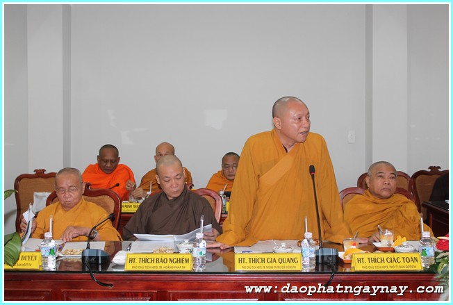 TP. HCM: Hội nghị Ban thường trực Hội đồng Trị sự GHPGVN khai mạc