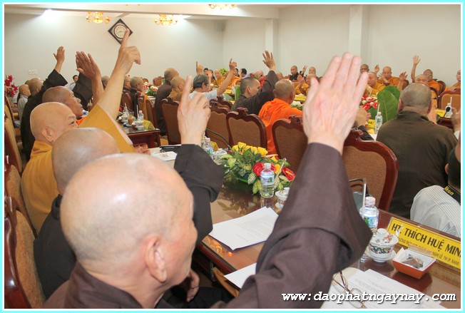 TP. HCM: Hội nghị Ban thường trực Hội đồng Trị sự GHPGVN bế mạc