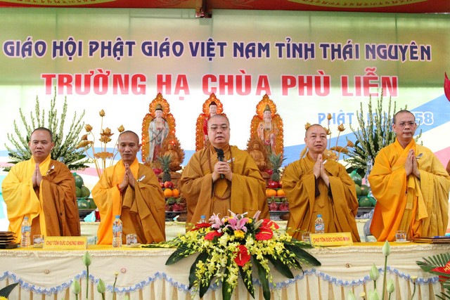 Thái Nguyên: Lễ Khai Pháp Hạ Trường Chùa Phù Liễn