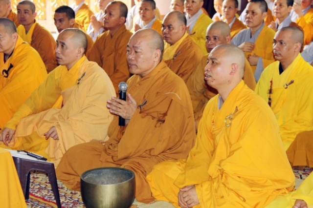 Hưng Yên: Đức Pháp Chủ đến khai pháp tại trường hạ chùa Táo