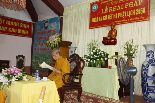 Hưng Yên: Đức Pháp Chủ đến khai pháp tại trường hạ chùa Táo