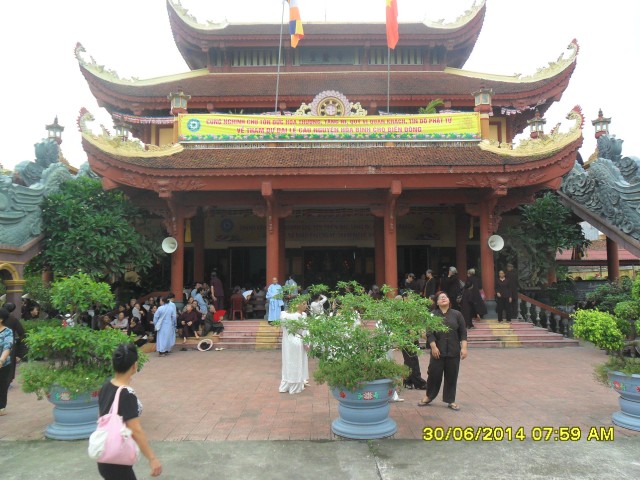 Thái Bình: Trường hạ Tổ đình Thánh Long tổ chức lễ khai pháp khóa an cư kiết hạ PL.2558-DL.2014