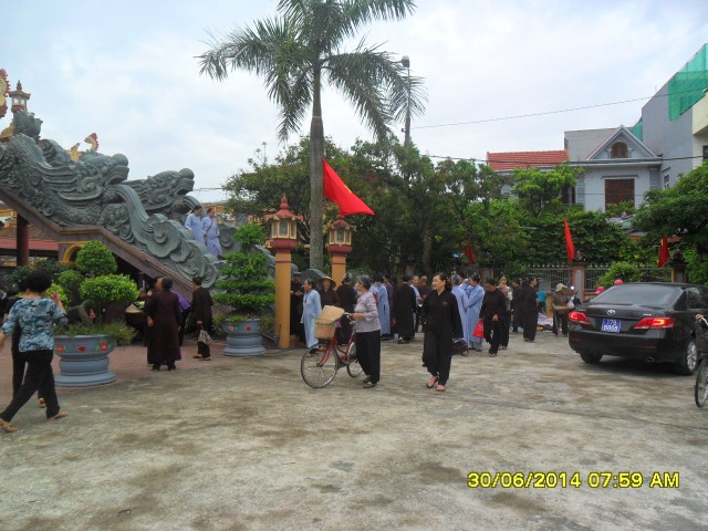 Thái Bình: Trường hạ Tổ đình Thánh Long tổ chức lễ khai pháp khóa an cư kiết hạ PL.2558-DL.2014