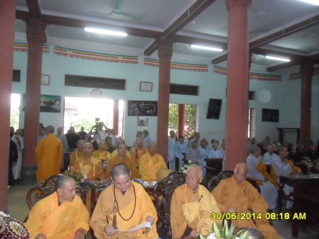 Thái Bình: Trường hạ Tổ đình Thánh Long tổ chức lễ khai pháp khóa an cư kiết hạ PL.2558-DL.2014