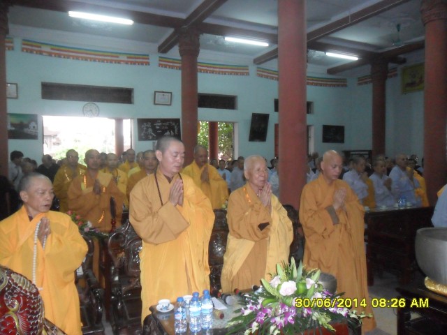 Thái Bình: Trường hạ Tổ đình Thánh Long tổ chức lễ khai pháp khóa an cư kiết hạ PL.2558-DL.2014