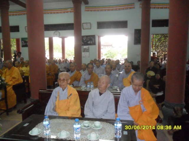Thái Bình: Trường hạ Tổ đình Thánh Long tổ chức lễ khai pháp khóa an cư kiết hạ PL.2558-DL.2014