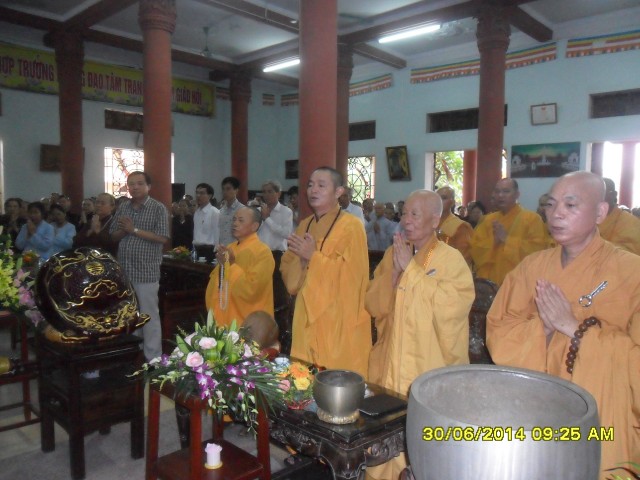 Thái Bình: Trường hạ Tổ đình Thánh Long tổ chức lễ khai pháp khóa an cư kiết hạ PL.2558-DL.2014