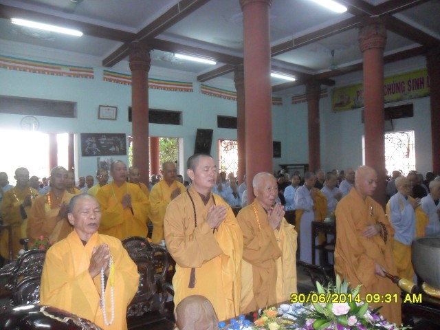Thái Bình: Trường hạ Tổ đình Thánh Long tổ chức lễ khai pháp khóa an cư kiết hạ PL.2558-DL.2014