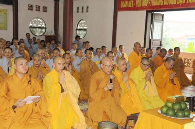 Hưng Yên: Đức Pháp Chủ đến khai pháp tại trường hạ chùa Táo
