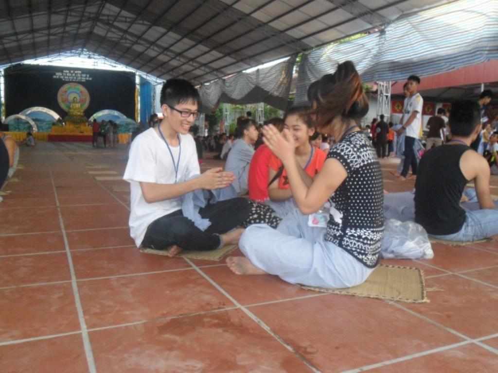 Thái Bình: Chùa Từ Xuyên tổ chức khóa tu mùa hè lần thứ tư năm 2014 (Chùm ảnh ngày tu thứ ba)