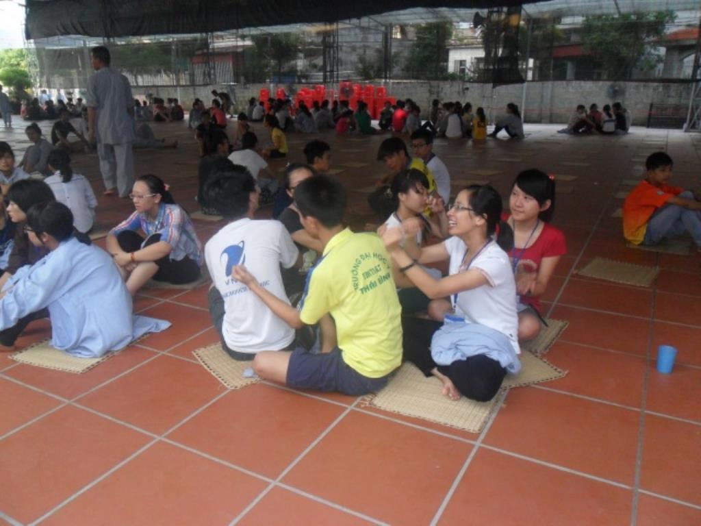 Thái Bình: Chùa Từ Xuyên tổ chức khóa tu mùa hè lần thứ tư năm 2014 (Chùm ảnh ngày tu thứ ba)