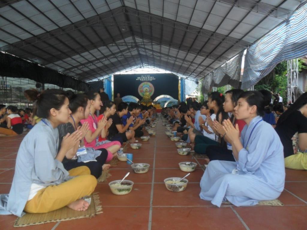 Thái Bình: Chùa Từ Xuyên tổ chức khóa tu mùa hè lần thứ tư năm 2014 (Chùm ảnh ngày tu thứ ba)