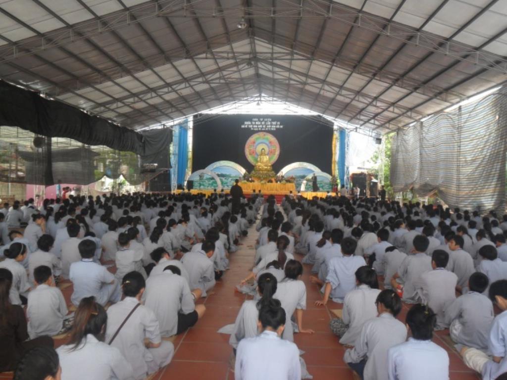 Thái Bình: Chùa Từ Xuyên tổ chức khóa tu mùa hè lần thứ tư năm 2014 (Chùm ảnh ngày tu thứ ba)