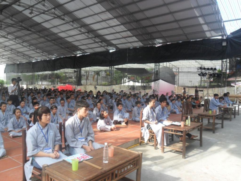 Thái Bình: Chùa Từ Xuyên tổ chức khóa tu mùa hè lần thứ tư năm 2014 (Chùm ảnh ngày tu thứ ba)