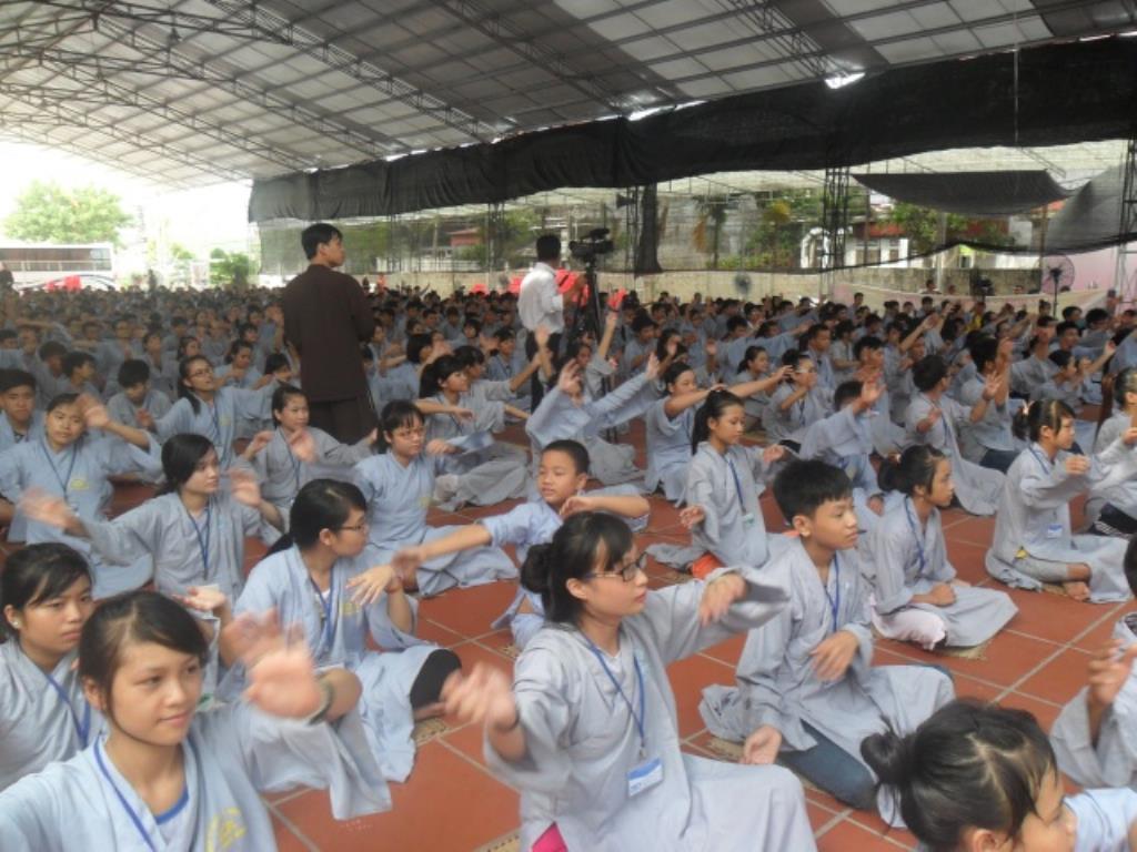 Thái Bình: Chùa Từ Xuyên tổ chức khóa tu mùa hè lần thứ tư năm 2014 (Chùm ảnh ngày tu thứ ba)