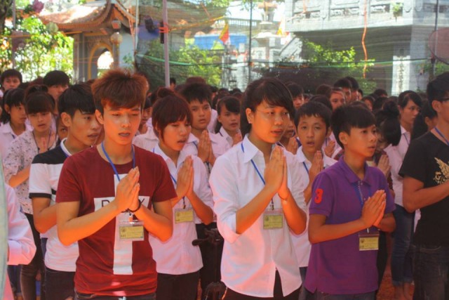 Thái Bình: Khóa tu Một Ngày An Lạc lần thứ 3 năm 2014 tại chùa Từ Vân
