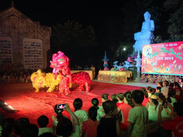Vĩnh Phúc: Chùa Tích Sơn (P.Tích Sơn, TP.Vĩnh Yên) tổ chức &quot;Đêm hội trăng rằm&quot;