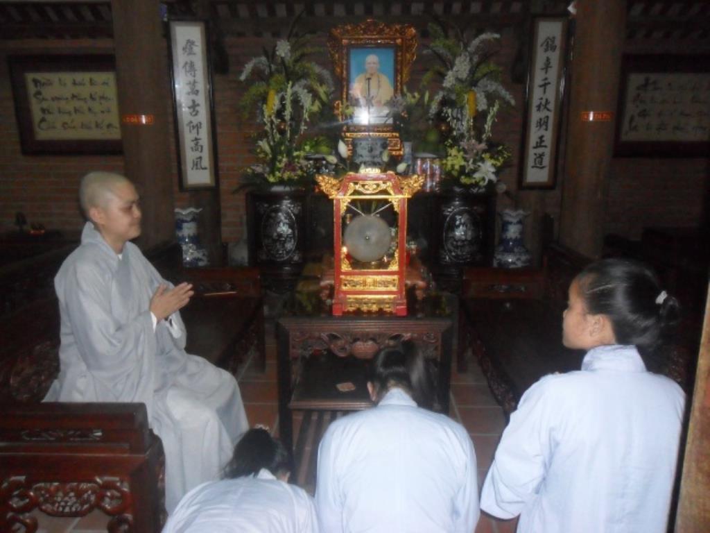 Thái Bình: Chùa Từ Xuyên tổ chức khóa tu mùa hè lần thứ tư năm 2014 (Chùm ảnh ngày tu thứ ba)