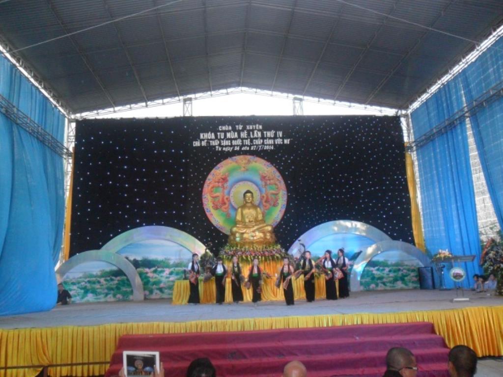Thái Bình: Chùa Từ Xuyên tổ chức khóa tu mùa hè lần thứ tư năm 2014 (Chùm ảnh ngày tu thứ ba)