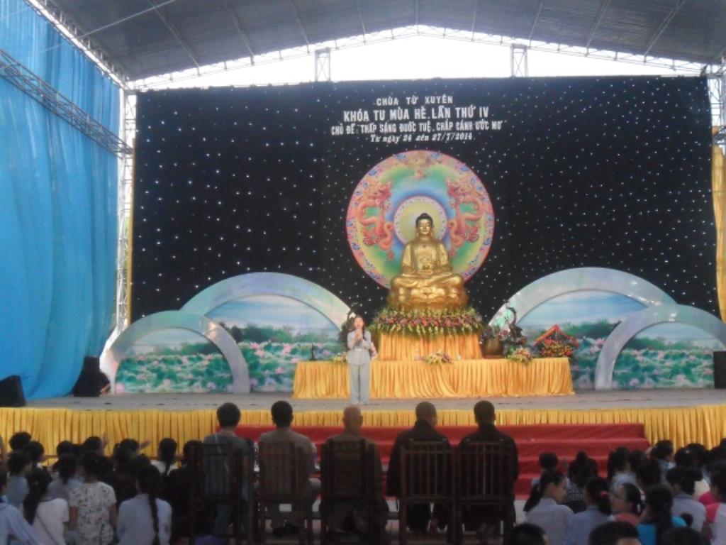 Thái Bình: Chùa Từ Xuyên tổ chức khóa tu mùa hè lần thứ tư năm 2014 (Chùm ảnh ngày tu thứ ba)
