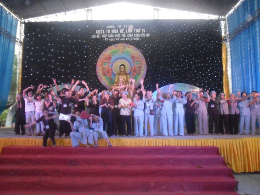 Thái Bình: Chùa Từ Xuyên tổ chức khóa tu mùa hè lần thứ tư năm 2014 (Chùm ảnh ngày tu thứ ba)