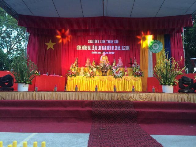 Thái Bình: Chùa Ứng Linh tổ chức Đại lễ Vu Lan Báo Hiếu – PL.2558 – DL.2014