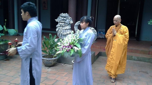 Thái Bình: Chùa Từ Vân (Bách Thuận, Vũ Thư) tổ chức lễ quy y Tam Bảo