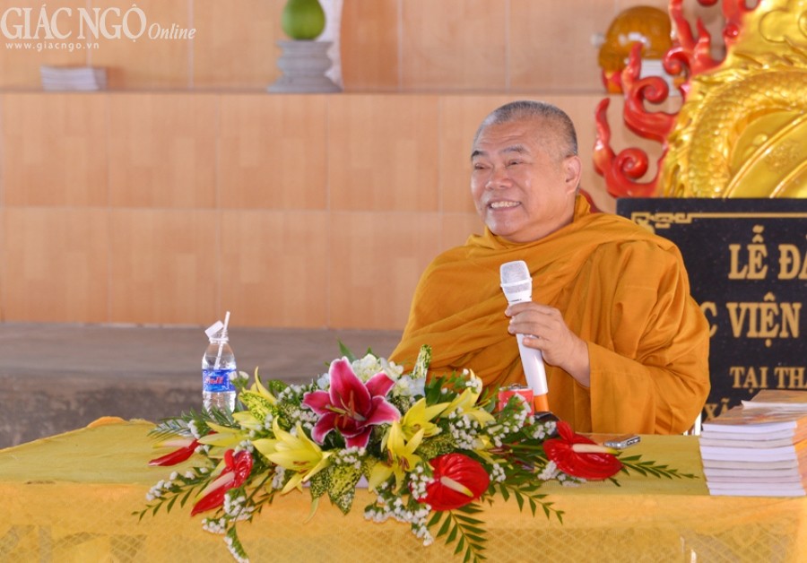 Khóa tu ở Học viện PGVN TP.HCM, xã Lê Minh Xuân